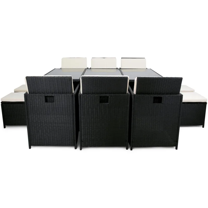 Matgrupp utemöbler | 10 sittplatser | Konstrotting | Lyfco Skärhamn - Utemöbler - Utegrupp - Matgrupp utomhus