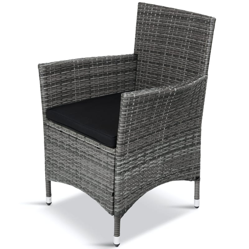 Matgrupp utemöbler med 8 stolar | Dynor ingår | Grå | Lyfco Lysekil - Utemöbler - Utegrupp - Matgrupp utomhus