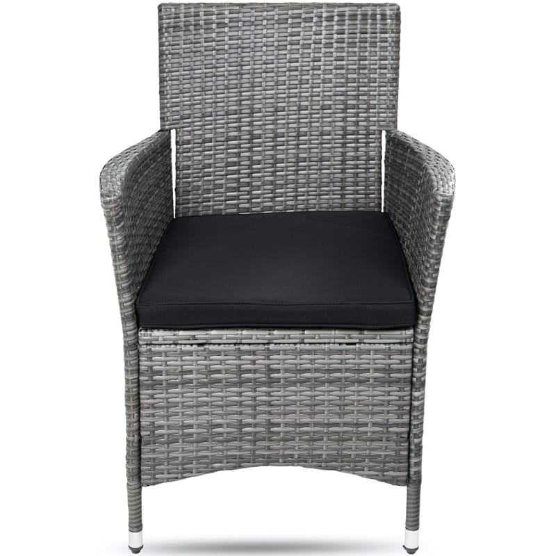 Matgrupp utemöbler med 8 stolar | Dynor ingår | Grå | Lyfco Lysekil - Utemöbler - Utegrupp - Matgrupp utomhus