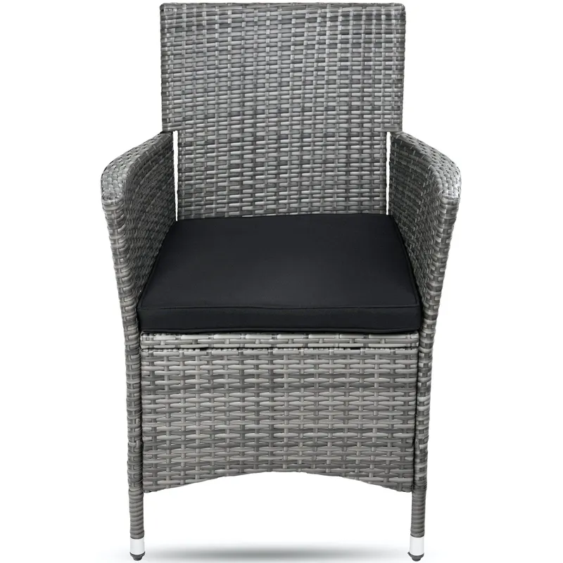 Matgrupp utemöbler med 8 stolar | Dynor ingår | Grå | Lyfco Lysekil - Utemöbler - Utegrupp - Matgrupp utomhus