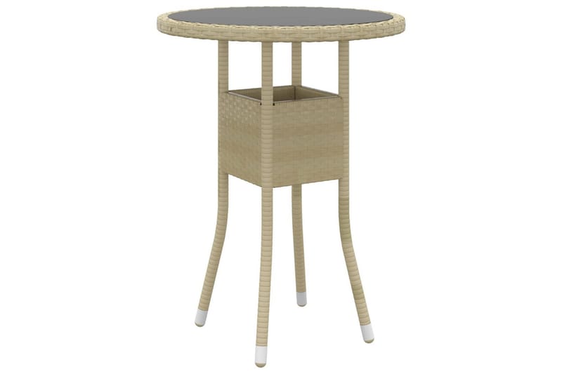 Matgrupp Utomhus för trädgården 3 delar konstrotting beige - Beige - Utemöbler - Utegrupp - Matgrupp utomhus