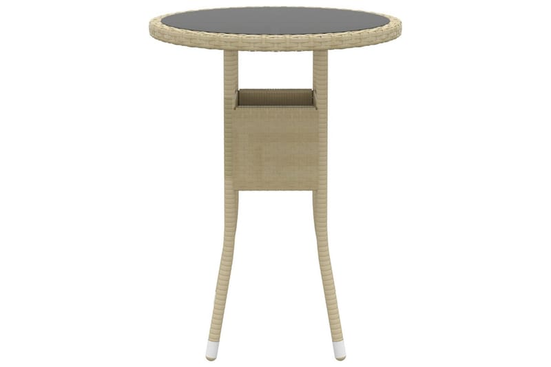 Matgrupp Utomhus för trädgården 3 delar konstrotting beige - Beige - Utemöbler - Utegrupp - Matgrupp utomhus