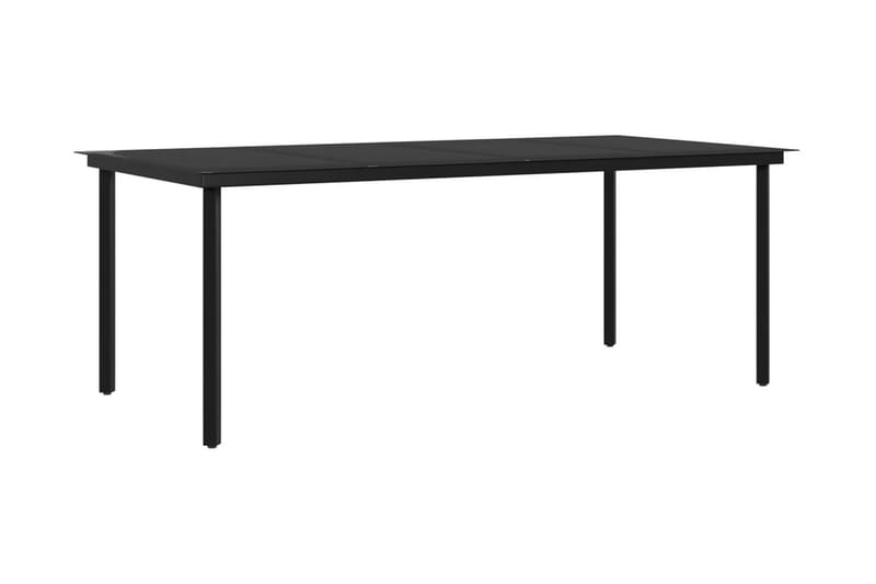 Matgrupp Utomhus för trädgården med dynor 7 delar beige och svart - Beige - Utemöbler - Utegrupp - Matgrupp utomhus