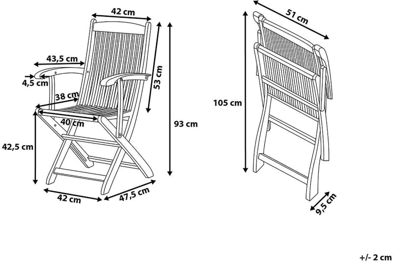 Maui Trädgårdsmöbelset Med Utebord + 8 Utestolar+Parasoll - Trä/Natur - Utemöbler - Utegrupp - Matgrupp utomhus