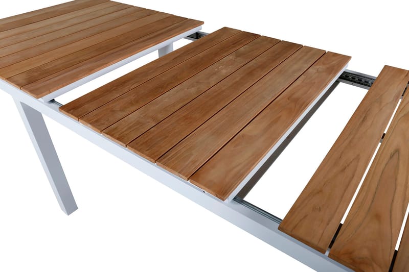 Mexico Förlängningsbar Matgrupp 180cm + 8 Alina Stolar Svart - Svart/Grå - Utemöbler - Utegrupp - Matgrupp utomhus