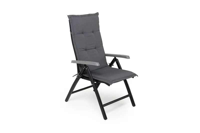 Monaco Matgrupp Utomhus 152-210 + 4 Positionsstol Lyx - Svart/Svart - Utemöbler - Utegrupp - Matgrupp utomhus