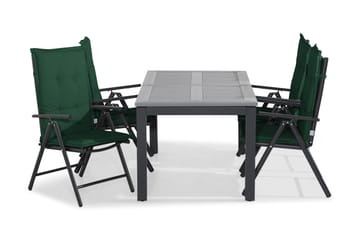 Monaco Matgrupp Utomhus 152-210x90 + 4 Maggie Positionsstol m Dyna