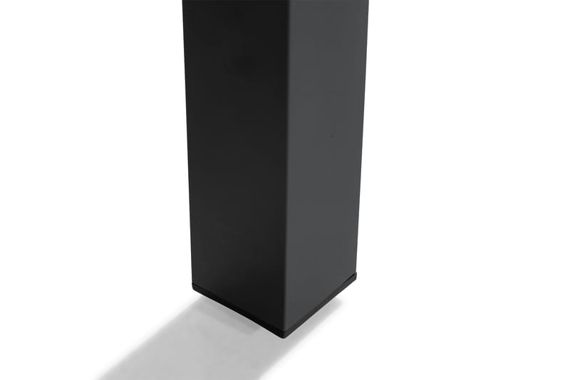 Monaco Matgrupp Utomhus 152-210x90 + 4 Tunis Stapelstol - Svart - Utemöbler - Utegrupp - Matgrupp utomhus