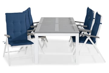 Monaco Matgrupp Utomhus 220-280x100 + 6 Monaco Positionsstol m Dyna