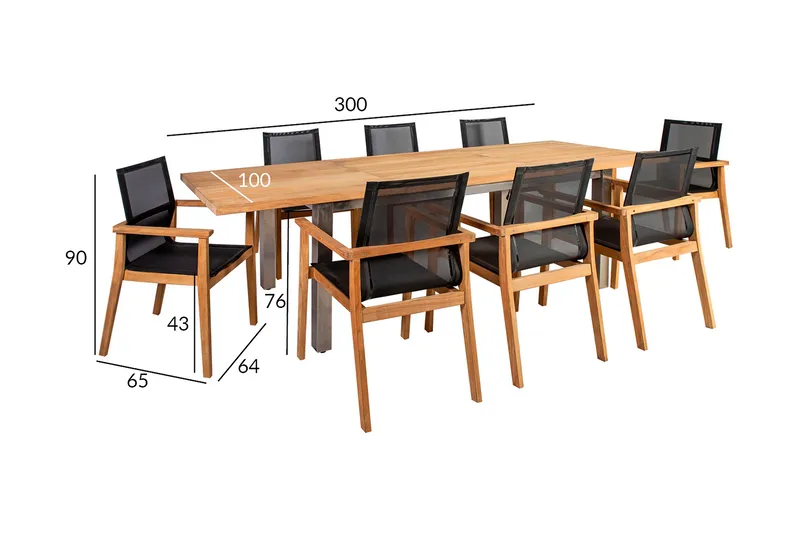 Nautica Matgrupp Utomhus - Utemöbler - Utegrupp - Matgrupp utomhus