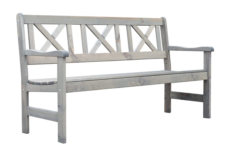 Olivo Matgrupp Utomhus + 2 Utestolar + Bänk Utomhus - Grå - Utemöbler - Utegrupp - Matgrupp utomhus