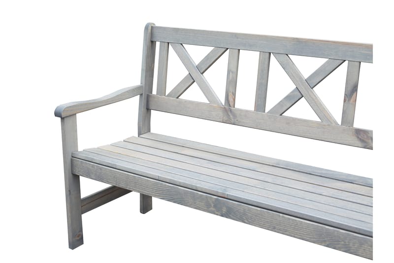 Olivo Matgrupp Utomhus + 2 Utestolar + Bänk Utomhus - Grå - Utemöbler - Utegrupp - Matgrupp utomhus