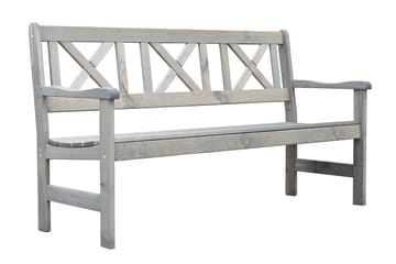 Olivo Matgrupp Utomhus + 2 Utestolar + Bänk Utomhus - Grå - Utemöbler - Utegrupp - Matgrupp utomhus