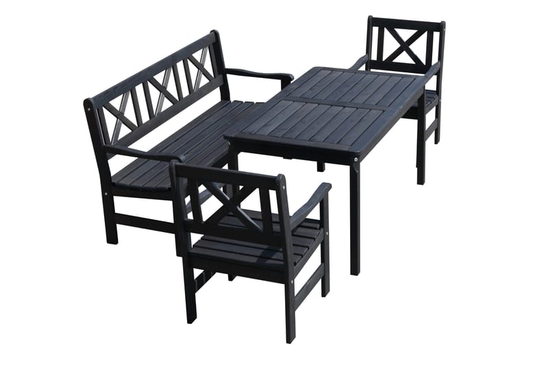 Olivo Matgrupp Utomhus - Kaffesvart - Utemöbler - Utegrupp - Matgrupp utomhus