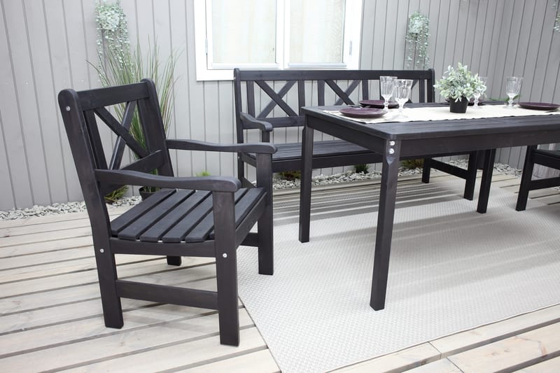 Olivo Matgrupp Utomhus - Kaffesvart - Utemöbler - Utegrupp - Matgrupp utomhus