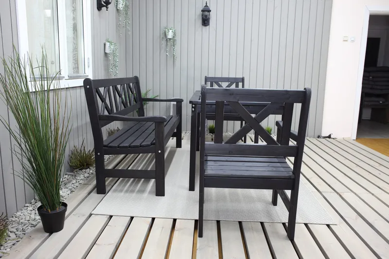 Olivo Matgrupp Utomhus - Kaffesvart - Utemöbler - Utegrupp - Matgrupp utomhus