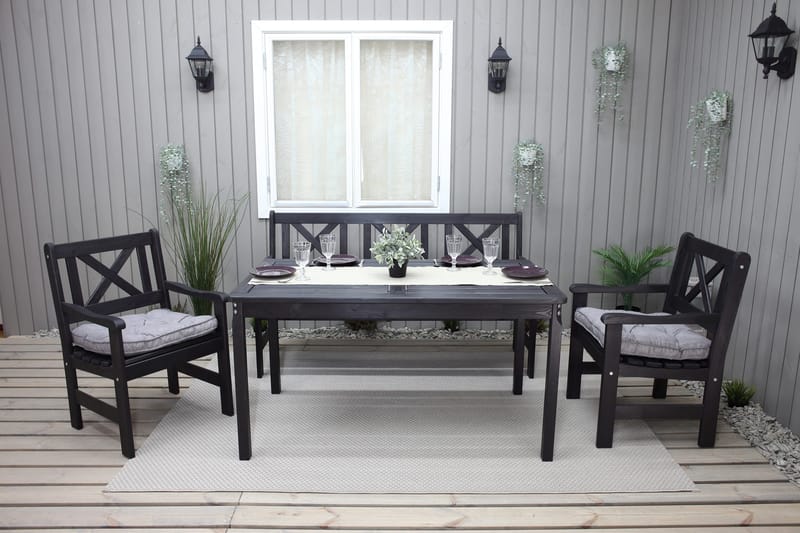 Olivo Matgrupp Utomhus - Kaffesvart - Utemöbler - Utegrupp - Matgrupp utomhus