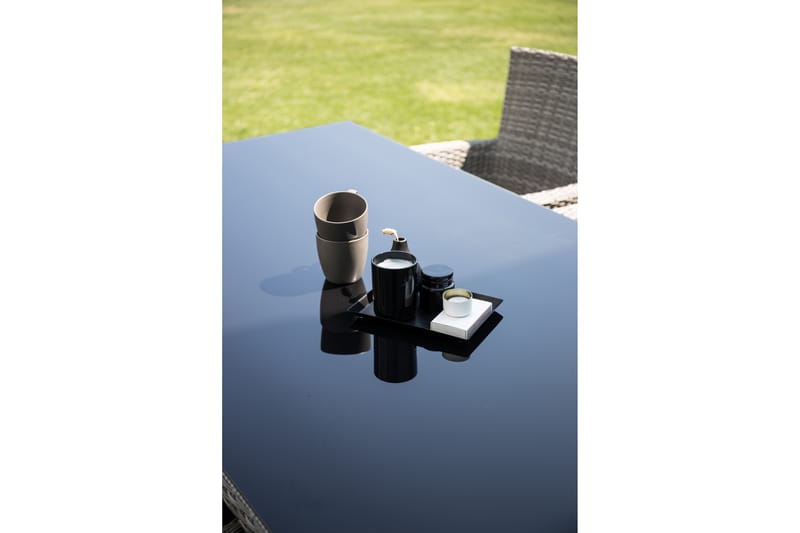 Padova Matgrupp Utomhus 200cm + 6 Malin Karmstolar - Natur - Utemöbler - Utegrupp - Matgrupp utomhus