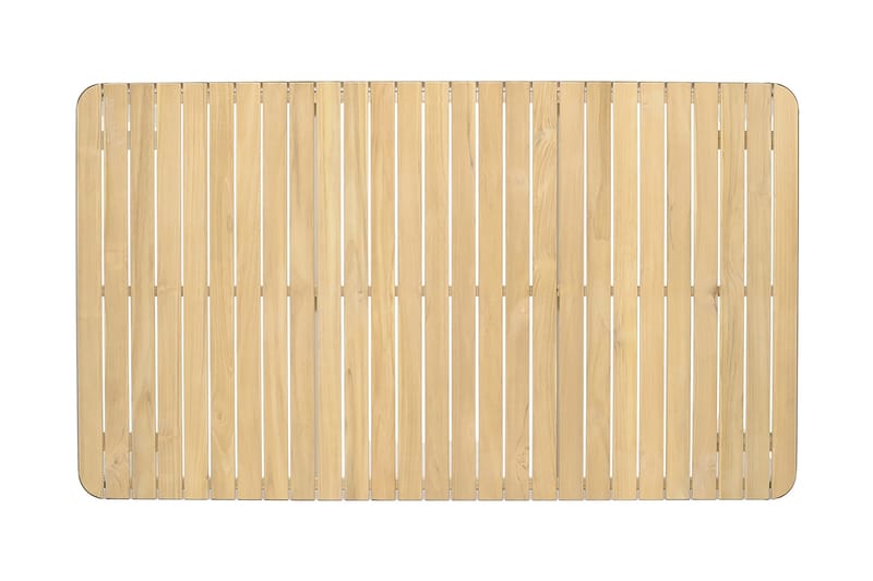 Portals Matgrupp Utomhus 161 cm + 4 Karmstolar - Teak/Vit - Utemöbler - Utegrupp - Matgrupp utomhus