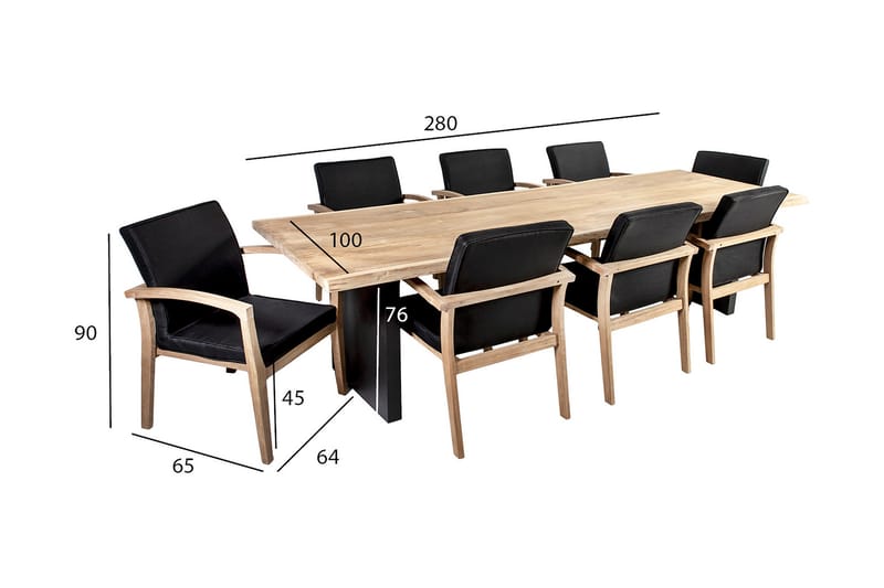 Royal Trädgårdset - Utemöbler - Utegrupp - Matgrupp utomhus
