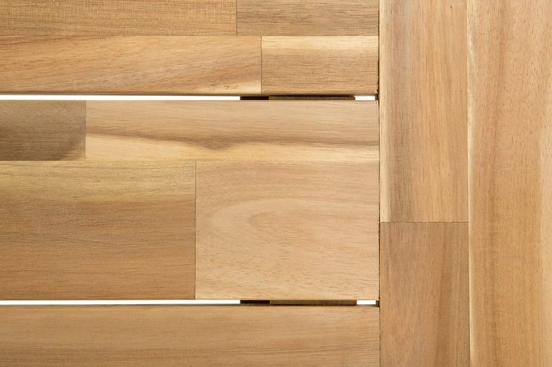 Scania Trädgårdmöbelset Utebord+ 2 Bänkar Utomhus 80 cm - Svart - Utemöbler - Utegrupp - Matgrupp utomhus