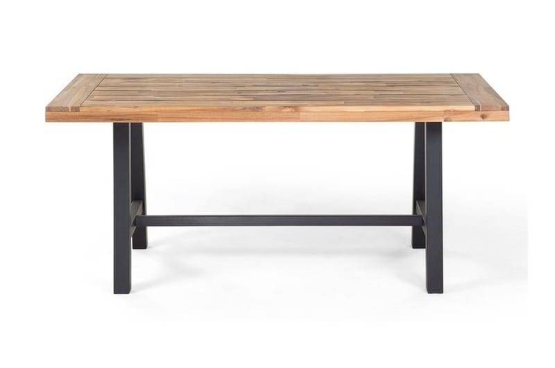 Scania Trädgårdmöbelset Utebord+ 2 Bänkar Utomhus 80 cm - Svart - Utemöbler - Utegrupp - Matgrupp utomhus