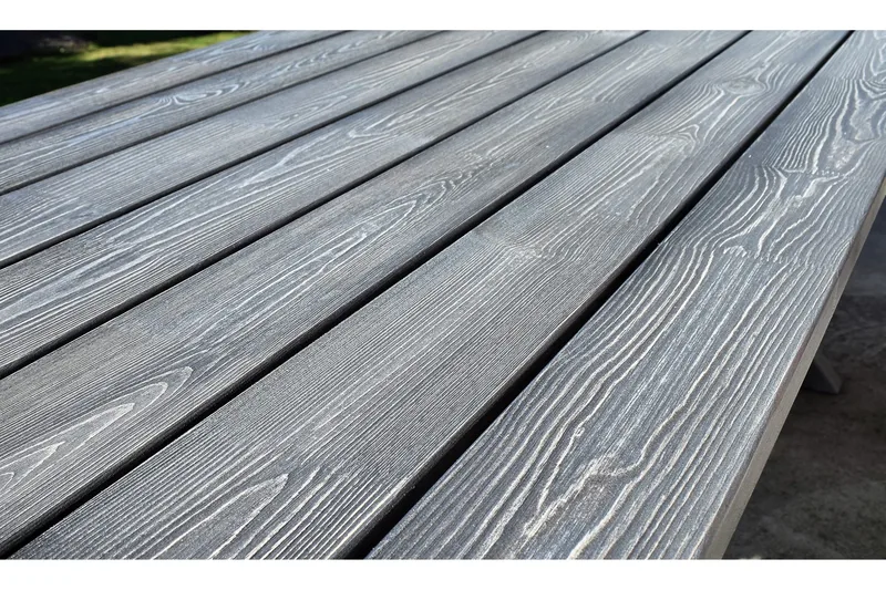 Scottsdale Matgrupp Utomhus 190 cm + 6 Solanum Utestolar - Grå - Utemöbler - Utegrupp - Matgrupp utomhus