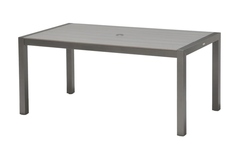 Solana Matgrupp Utomhus 160 cm + 4 Stolar + 2 Positionsstolar - Grå - Utemöbler - Utegrupp - Matgrupp utomhus