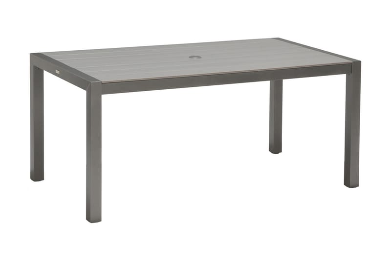 Solana Matgrupp Utomhus 160 cm + 6 Positionsstolar - Grå - Utemöbler - Utegrupp - Matgrupp utomhus