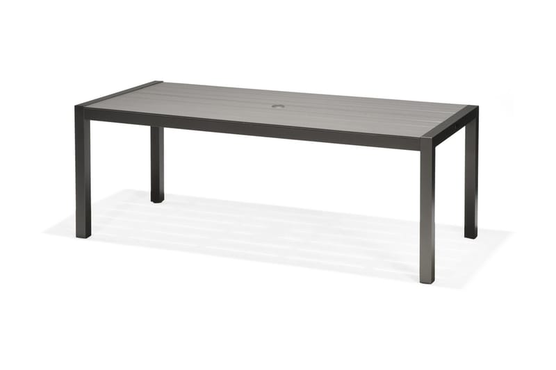 Solana Matgrupp Utomhus 201 cm + 6 Positionsstolar - Grå - Utemöbler - Utegrupp - Matgrupp utomhus