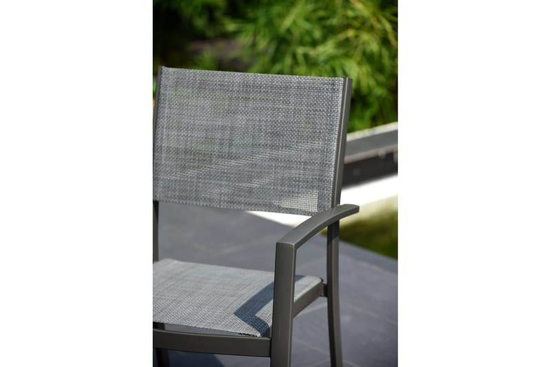 Solana Matgrupp Utomhus 88 cm + 4 Stolar - Grå - Utemöbler - Utegrupp - Matgrupp utomhus