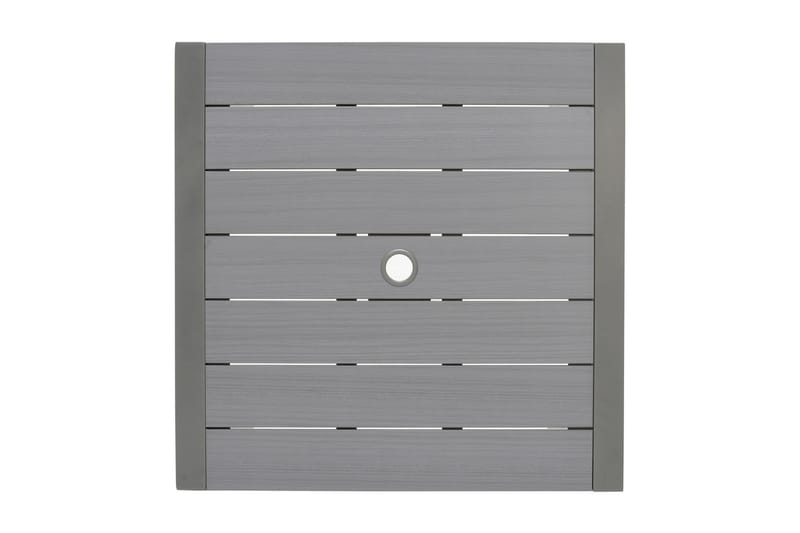 Solana Matgrupp Utomhus 88 cm + 4 Positionsstolar - Grå - Utemöbler - Utegrupp - Matgrupp utomhus