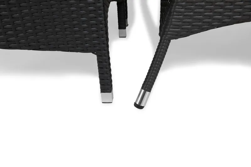 Thor Matgrupp Utomhus 140 + 4 Thor Fåtölj - Svart/Svart - Utemöbler - Utegrupp - Matgrupp utomhus