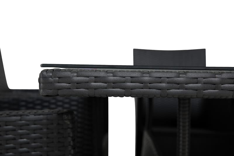 Thor Matgrupp Utomhus 140 + 4 Thor Fåtölj - Svart/Svart - Utemöbler - Utegrupp - Matgrupp utomhus