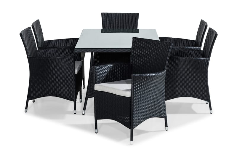 Thor Matgrupp Utomhus 140 cm inkl 6 Fåtöljer, undefined