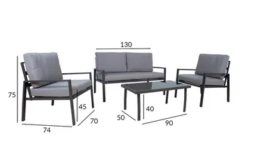 Tifton Soffgrupp Utomhus - Utemöbler - Loungemöbler - Soffgrupp utomhus