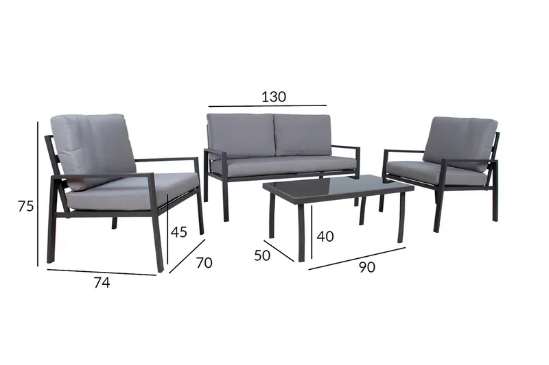 Tifton Soffgrupp Utomhus - Trädgård & spabad - Utemiljö - Altan & terrass - Altanmöbler