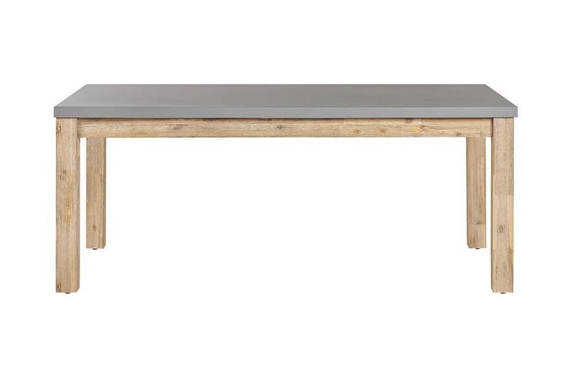 Trädgårdsmöbelset av Utebord och 2 Bänkar Utomhus grå OSTUNI - Grå - Utemöbler - Utegrupp - Matgrupp utomhus