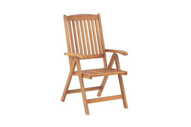 Trädgårdsmöbelset av Utebord och 6 Utestolar JAVA - Trä/natur - Utemöbler - Utegrupp - Matgrupp utomhus