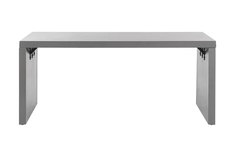 Trädgårdsmöbelset av Utebord och 6 Utestolar TARANTO - Grå - Utemöbler - Utegrupp - Matgrupp utomhus