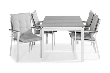Tunis Matgrupp Utomhus 152-210x90 + 4 Tunis Stapelstol m Dyna