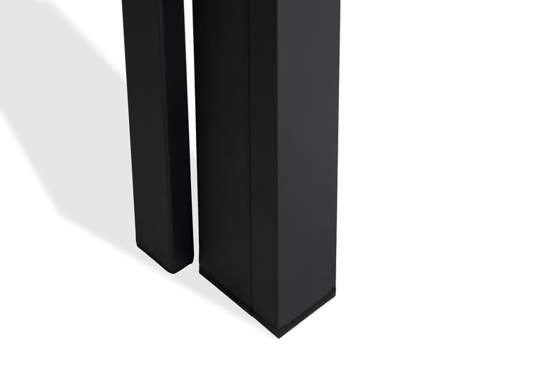 Tunis Matgrupp Utomhus 205x90 + 6 Stapelstolar - Svart - Utemöbler - Utegrupp - Matgrupp utomhus