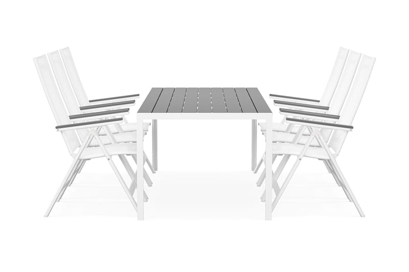 Tunis Matgrupp Utomhus 205x90 cm + 6 Monaco Positionsstol - Utemöbler - Utegrupp - Matgrupp utomhus