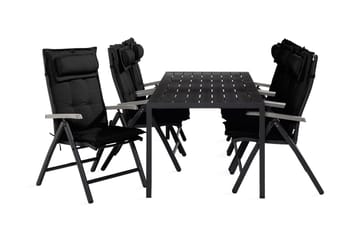 Tunis Matgrupp Utomhus 90x205 + 6 Monaco Positionsstol m Dyna