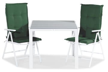 Tunis Matgrupp Utomhus 90x90 + 2 Maggie Positionsstol m Dyna
