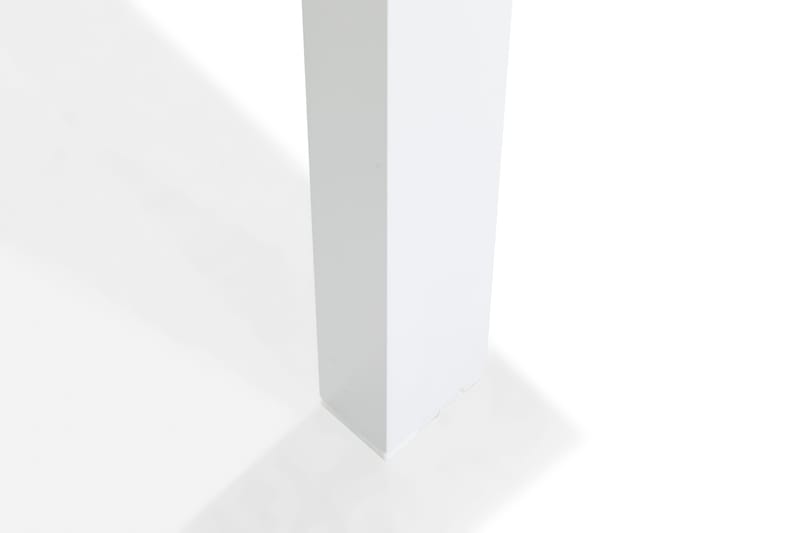 Tunis Matgrupp Utomhus 90x90 + 2 Stapelstolar - Vit/Grå - Utemöbler - Utegrupp - Matgrupp utomhus