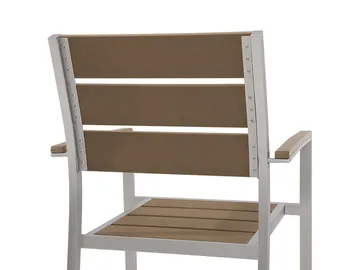 Vernio Trädgårdsmöbelset Med Utebord+6 Utestolar - Trä/Natur - Utemöbler - Utegrupp - Matgrupp utomhus