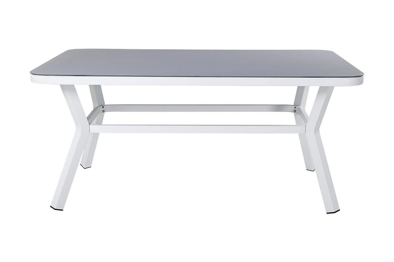 Virya Matgrupp 160cm + 4 Alina Matstolar Svart/Grå - Svart/Grå - Utemöbler - Utegrupp - Matgrupp utomhus