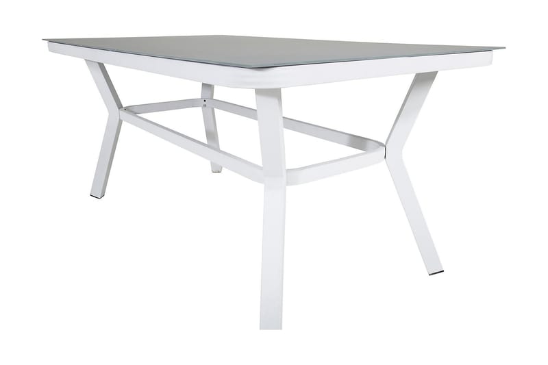 Virya Matgrupp Utomhus 160cm + 4 Alina Matstolar - Svart/Grå - Utemöbler - Utegrupp - Matgrupp utomhus