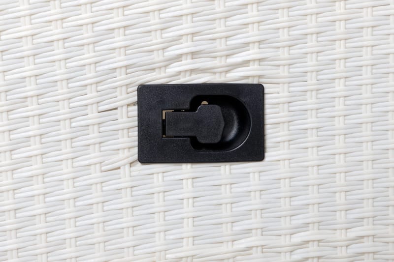 Virya Matgrupp Utomhus 200cm + 6 Padova Reclinerstolar - Vit - Utemöbler - Utegrupp - Matgrupp utomhus